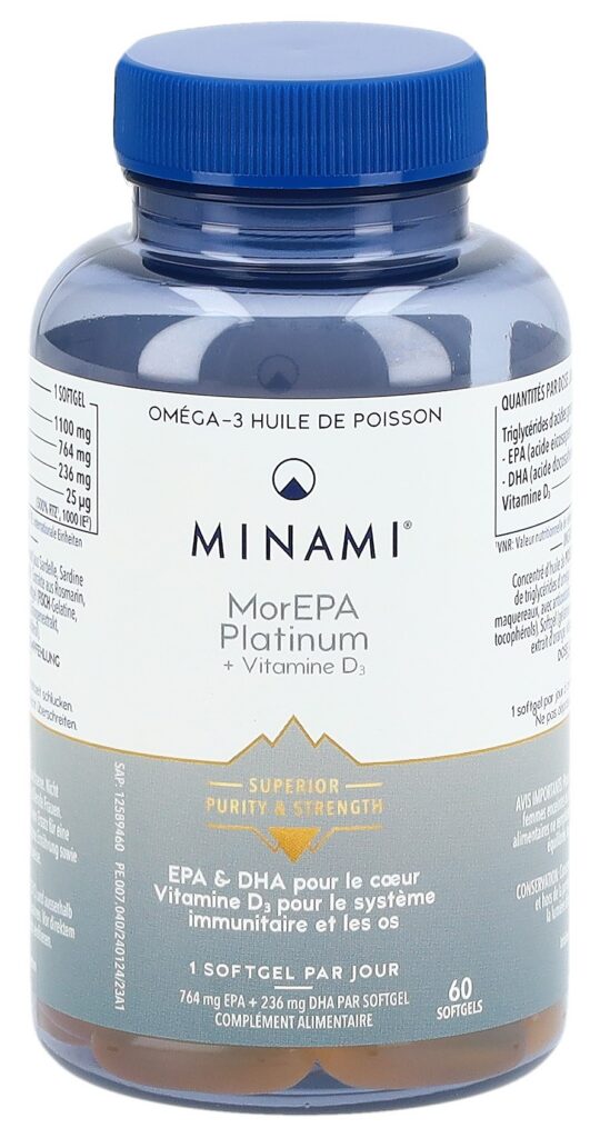 MINAMI MorEPA Platinum caps moll bte 60 pce