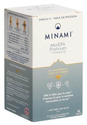 MINAMI MorEPA Platinum caps moll bte 60 pce