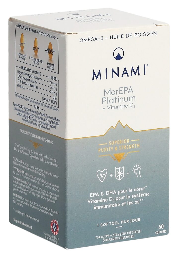 MINAMI MorEPA Platinum caps moll bte 60 pce