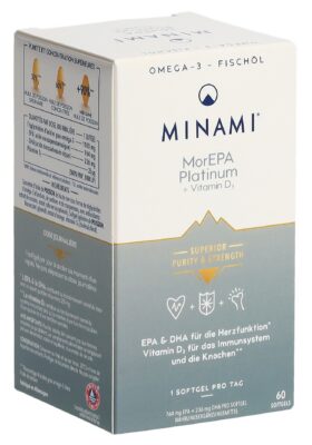 MINAMI MorEPA Platinum caps moll bte 60 pce