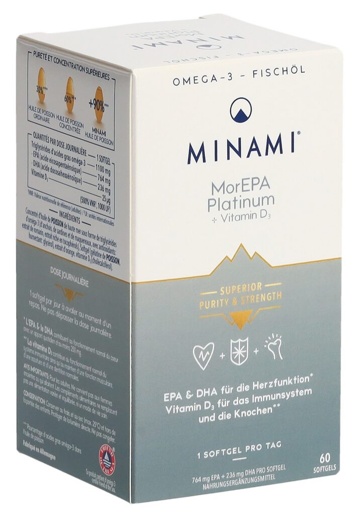 MINAMI MorEPA Platinum caps moll bte 60 pce