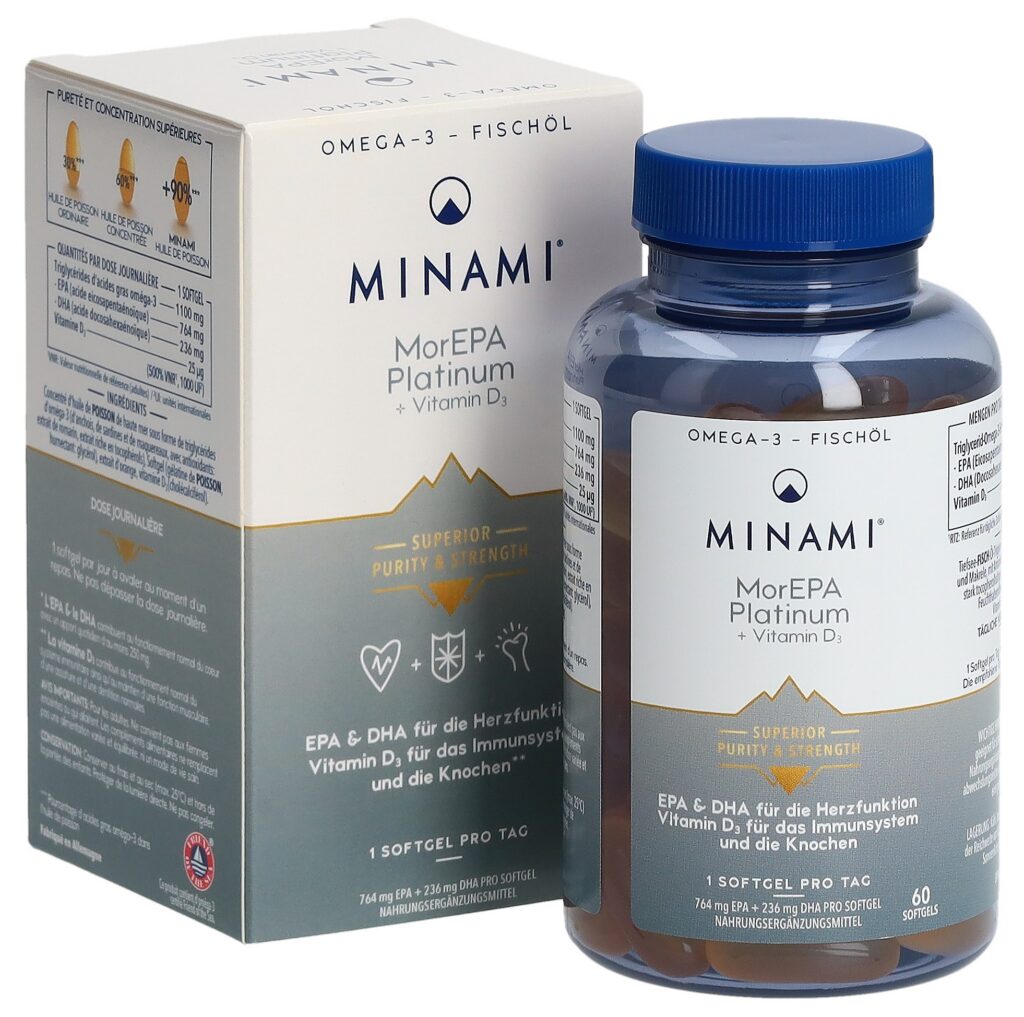 MINAMI MorEPA Platinum caps moll bte 60 pce