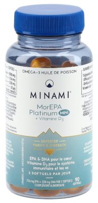 MINAMI MorEPA Platinum Mini caps moll bte 90 pce