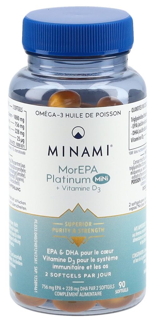 MINAMI MorEPA Platinum Mini caps moll bte 90 pce