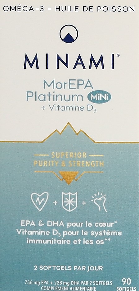 MINAMI MorEPA Platinum Mini caps moll bte 90 pce