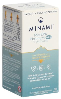 MINAMI MorEPA Platinum Mini caps moll bte 90 pce