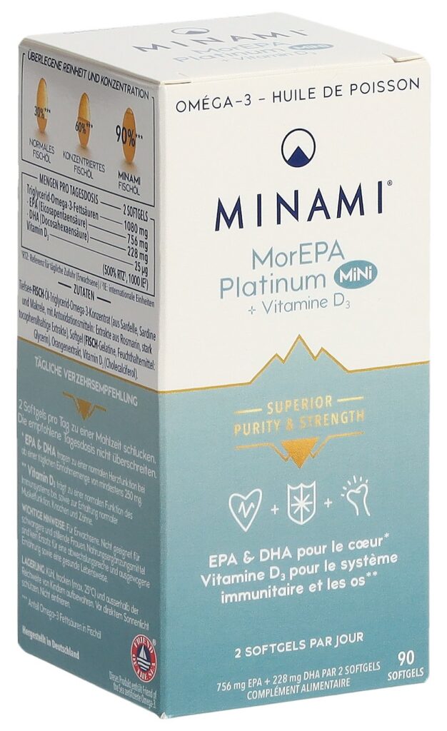 MINAMI MorEPA Platinum Mini caps moll bte 90 pce