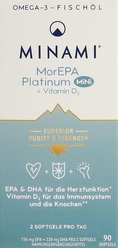 MINAMI MorEPA Platinum Mini caps moll bte 90 pce