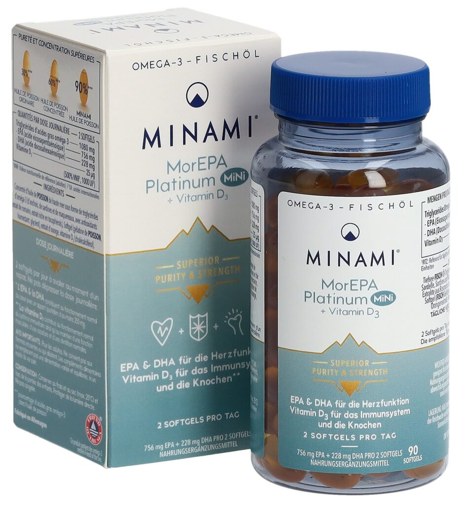 MINAMI MorEPA Platinum Mini caps moll bte 90 pce