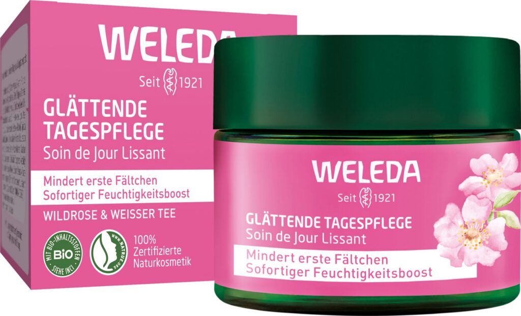 WELEDA soin jour lissant rose musq&thé bla 40 ml
