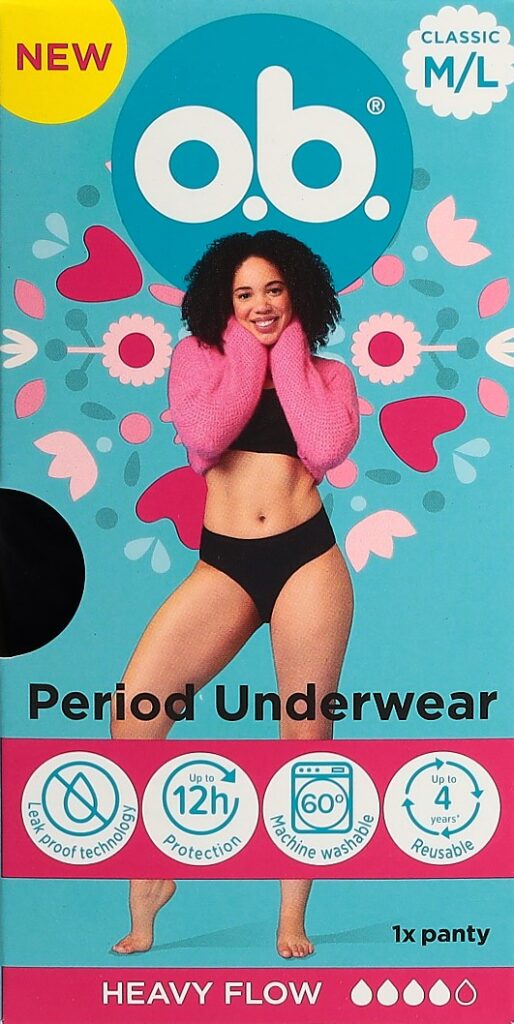OB sous-vêtement menstruel M/L