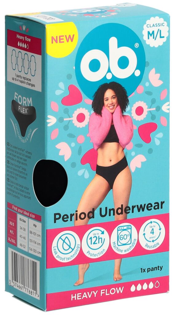 OB sous-vêtement menstruel M/L