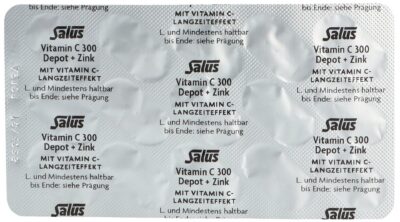 SALUS Vitamine C 300 dépôt + zinc cpr 30 pce
