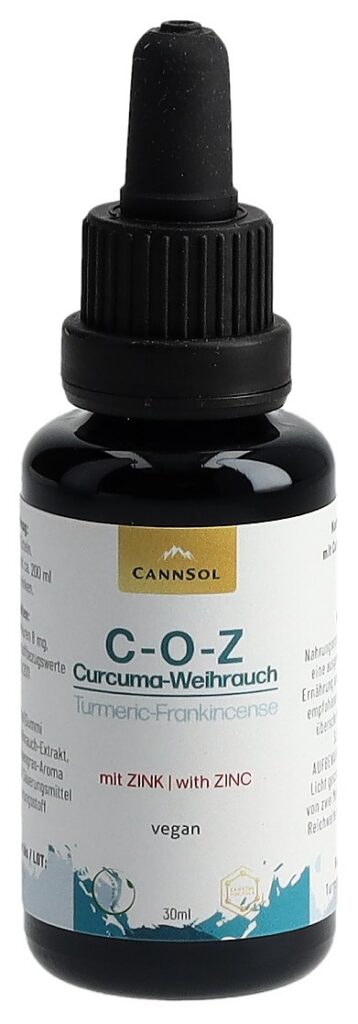 CANNSOL C-O-Z liq avec zinc fl pip 30 ml