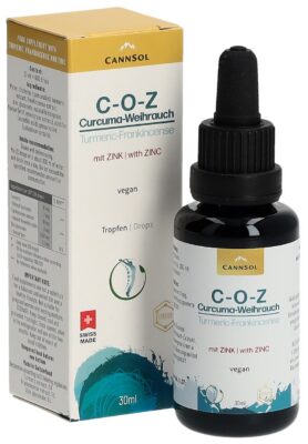 CANNSOL C-O-Z liq avec zinc fl pip 30 ml