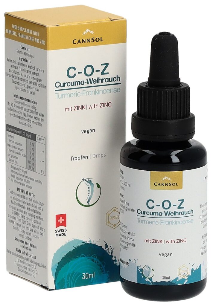 CANNSOL C-O-Z liq avec zinc fl pip 30 ml