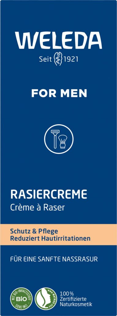 WELEDA FOR MEN crème à raser (n) tb 75 ml
