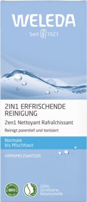 WELEDA 2en1 nettoyant rafraîchissant (n) fl 100 ml