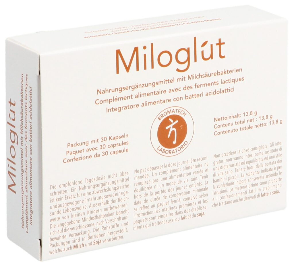 MILOGLUT BROMATECH caps 30 pce