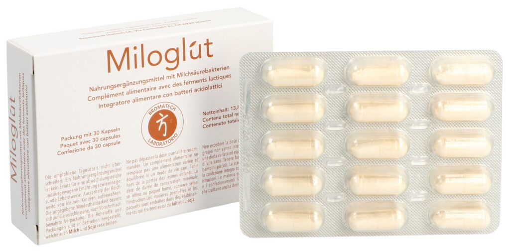 MILOGLUT BROMATECH caps 30 pce