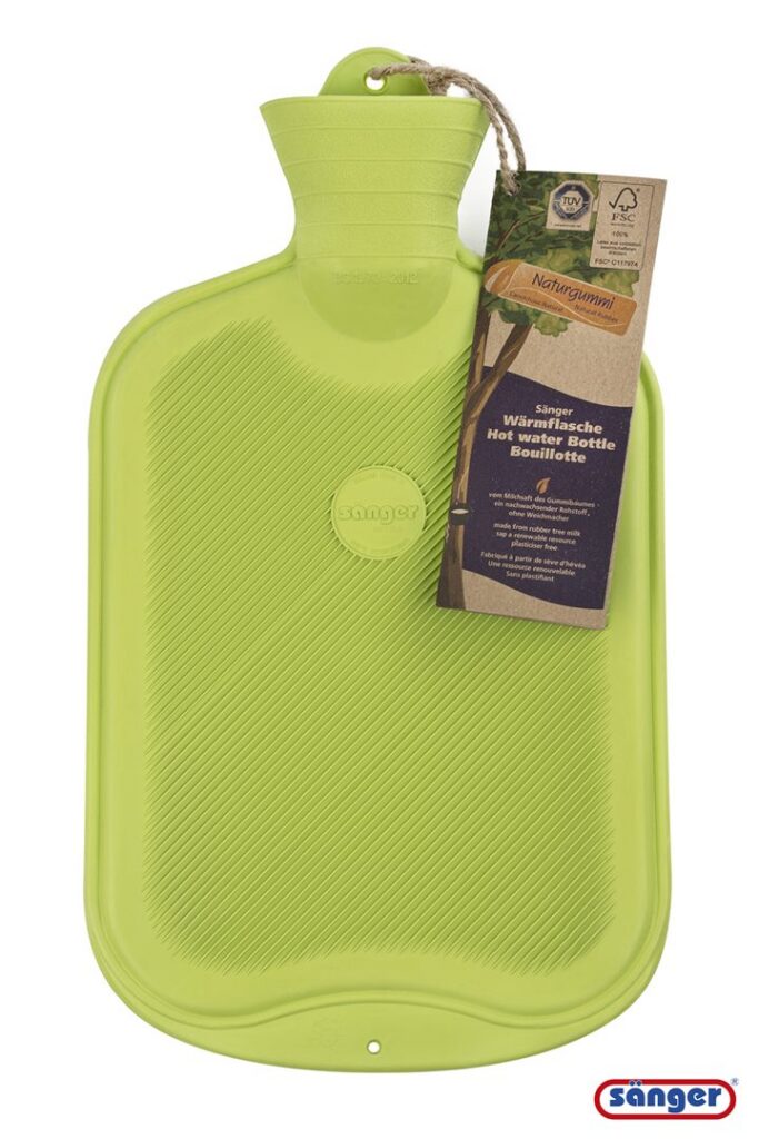 SÄNGER bouillotte caoutchouc naturel 2l vert