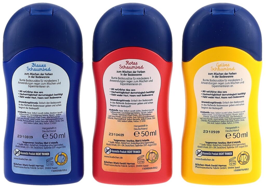 BÜBCHEN Bad-Labor Schaumbad-Mix bunt fl 150 ml