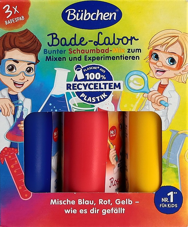 BÜBCHEN Bad-Labor Schaumbad-Mix bunt fl 150 ml