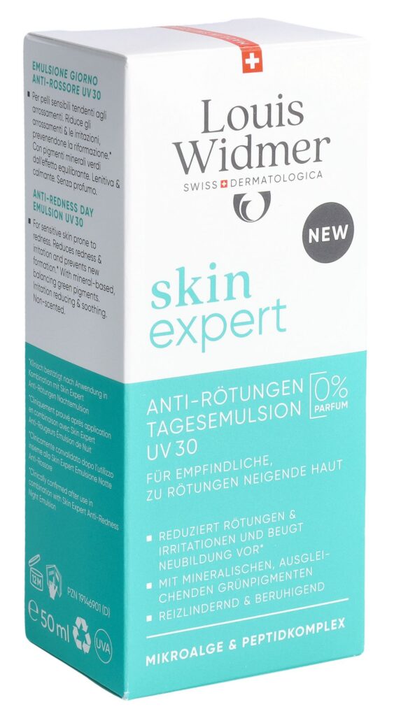 WIDMER Skinexpert anti-rouge emu  jour UV30 50 ml