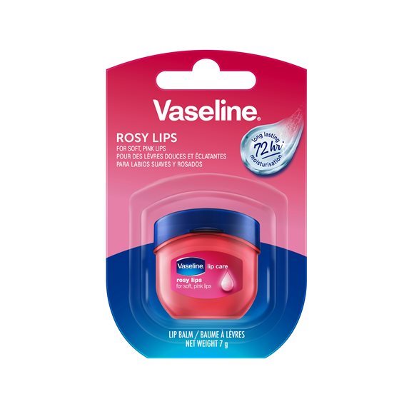 VASELINE Lip Balm Mini Jar rosy 7 g