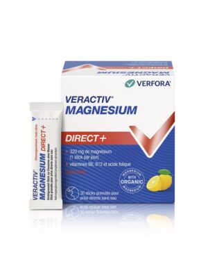 VERACTIV Magnesium Direct+ citron stick 30 pce