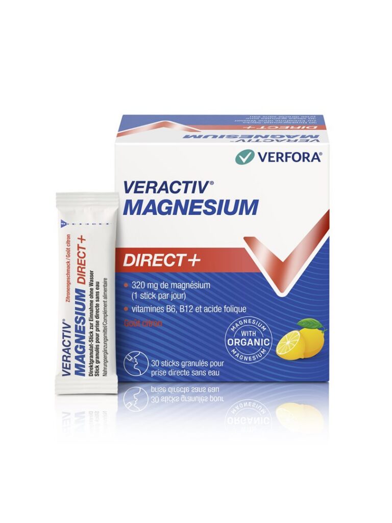 VERACTIV Magnesium Direct+ citron stick 30 pce