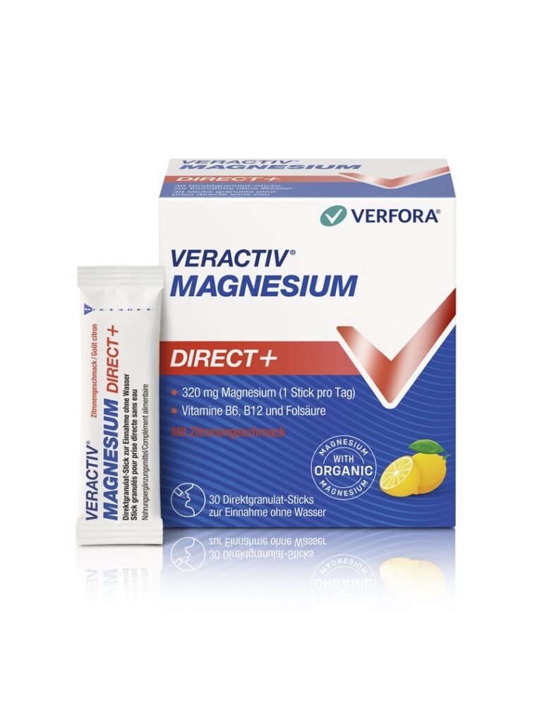 VERACTIV Magnesium Direct+ citron stick 30 pce