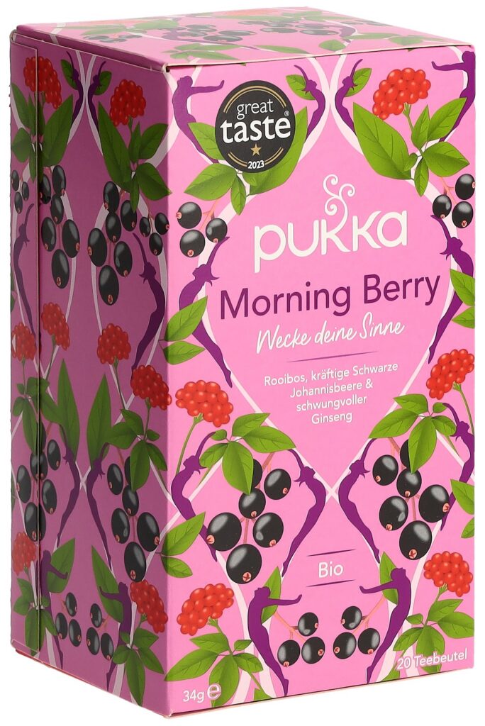PUKKA Morning Berry thé bio sach 20 pce