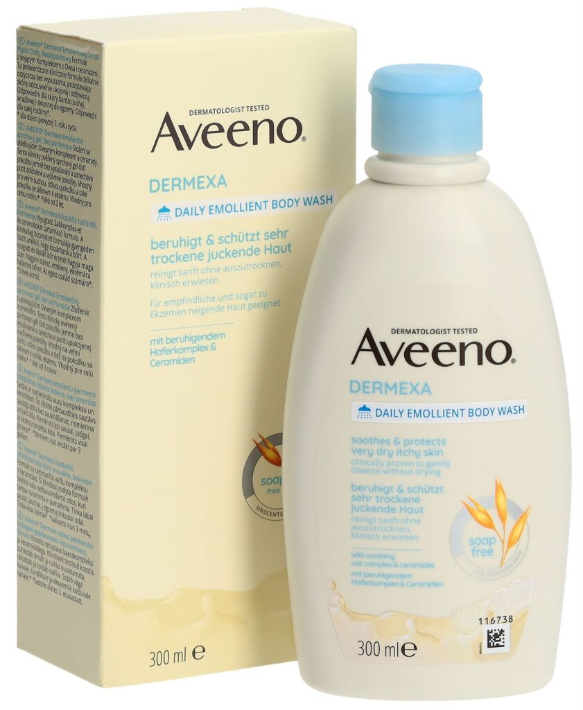 AVEENO Dermexa gel nettoyant émollient fl 300 ml