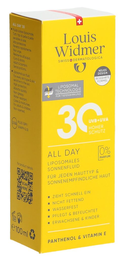 WIDMER All Day SPF30 s parf 100 ml