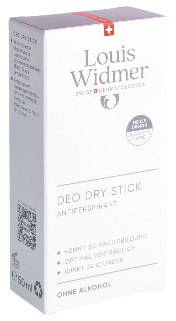 WIDMER déo dry stick antiperspirant parf 50 ml