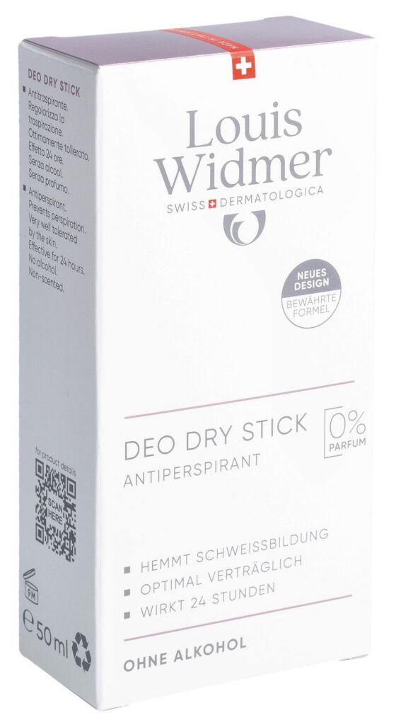WIDMER déo dry stick antiperspirant s parf 50 ml