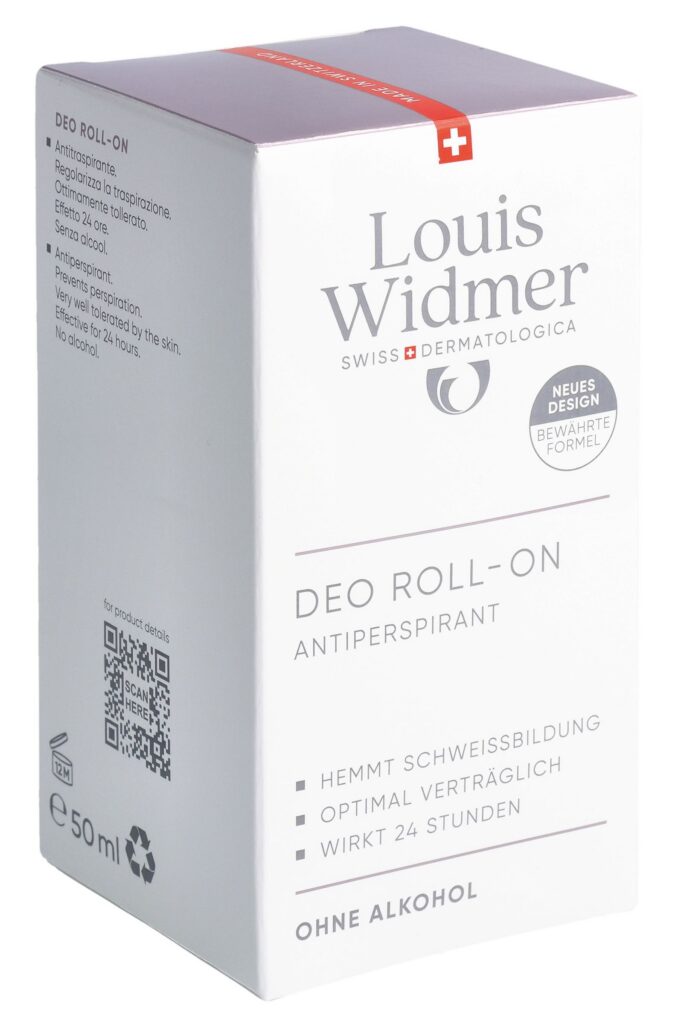 WIDMER déo roll-on antiperspirant parf 50 ml