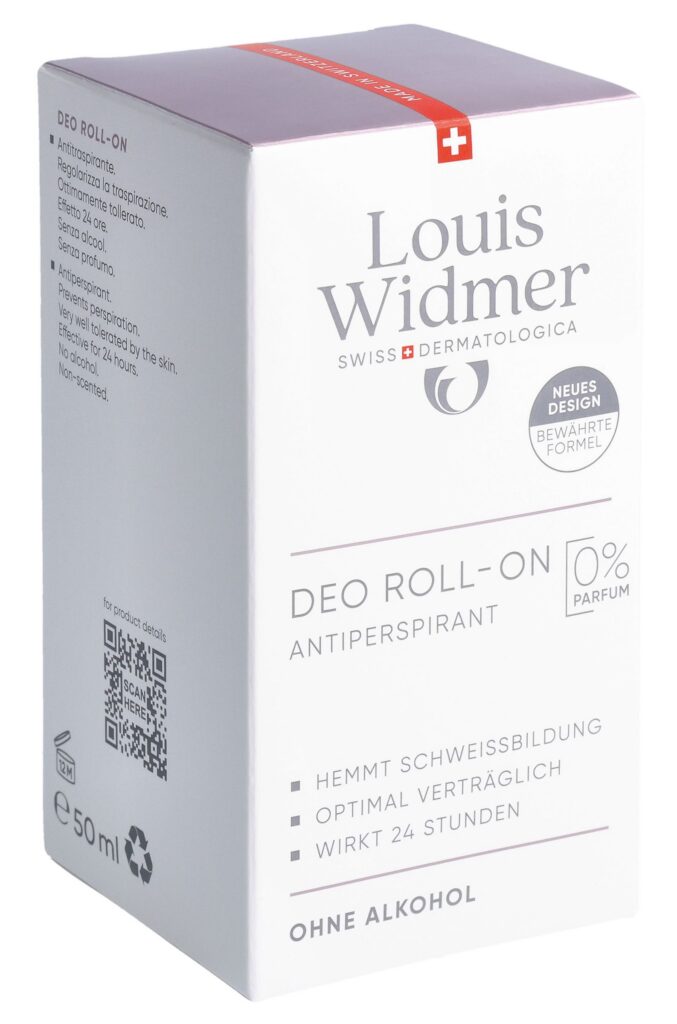 WIDMER déo roll-on antiperspirant s parf 50 ml