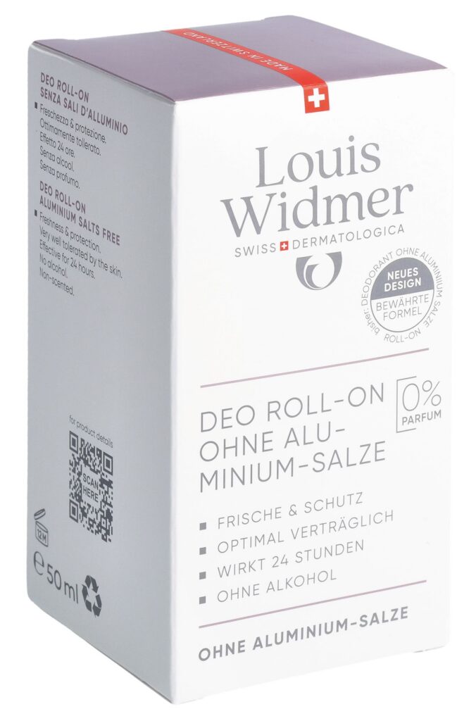 WIDMER déo roll-on s alu s parf 50 ml