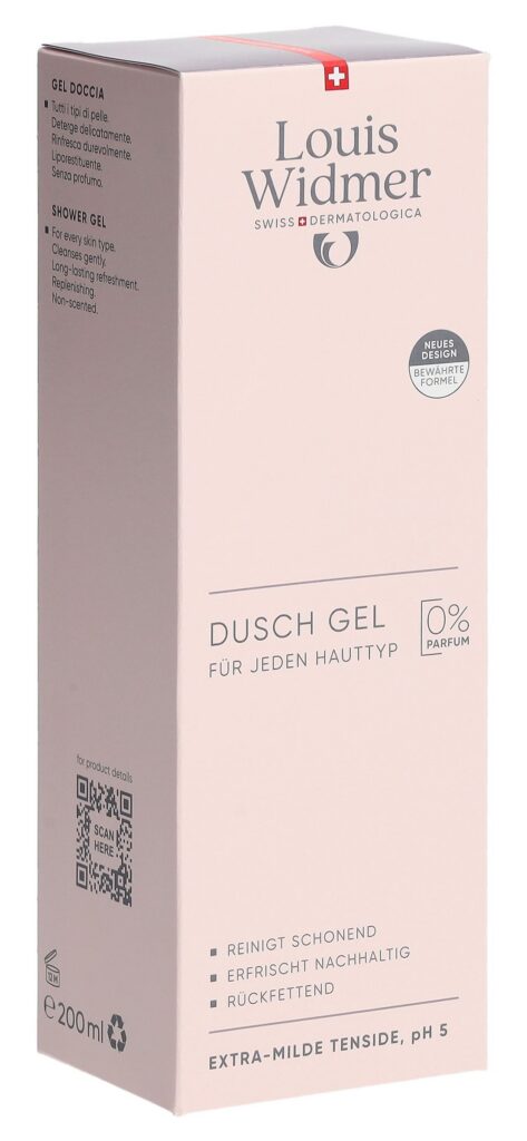 WIDMER gel douche s parf 200 ml