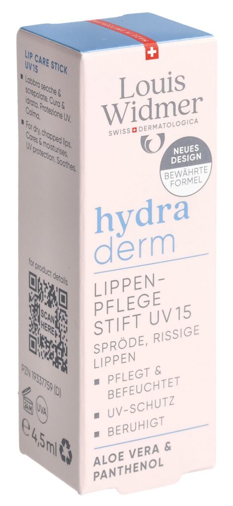 WIDMER Hydraderm soins lèvres UV15 parf 4.5 ml