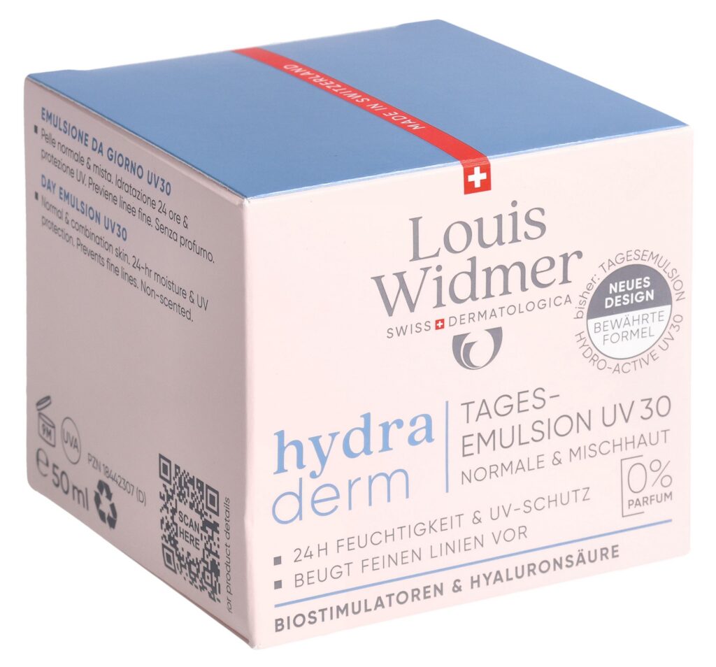 WIDMER Hydraderm émulsion jour UV30 s parf 50 ml