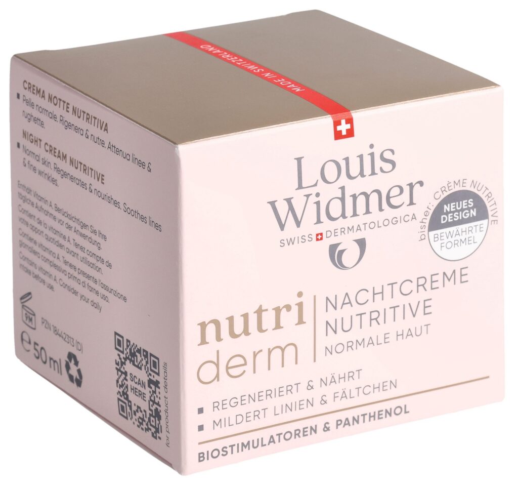 WIDMER Nutriderm crème nuit nutritive parf 50 ml