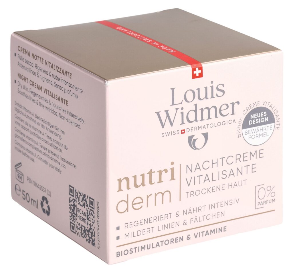 WIDMER Nutriderm cr nuit vitalis sans parf 50 ml