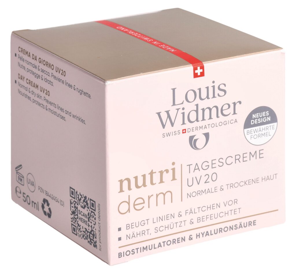 WIDMER Nutriderm crème jour UV20 parf 50 ml
