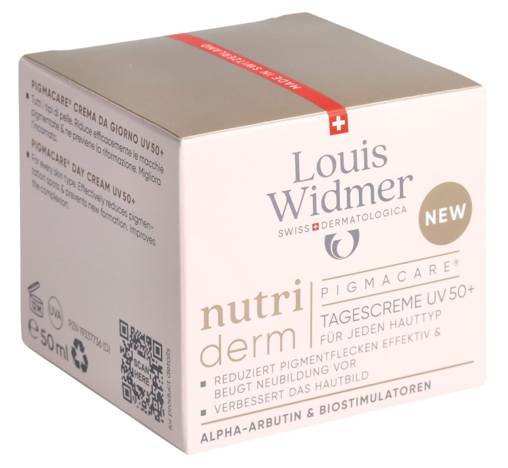 WIDMER Nutriderm Pigmacare cr jour UV50 parf 50 ml