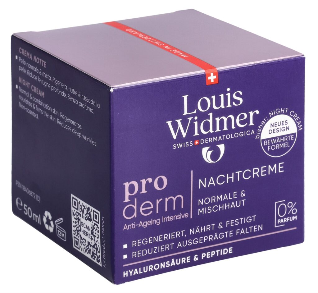 WIDMER Proderm crème nuit s parf 50 ml