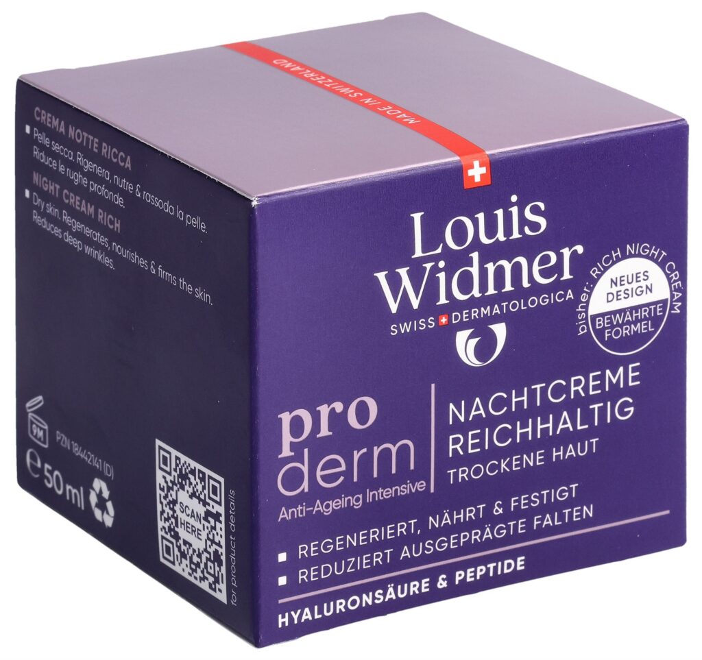 WIDMER Proderm crème nuit riche parf 50 ml