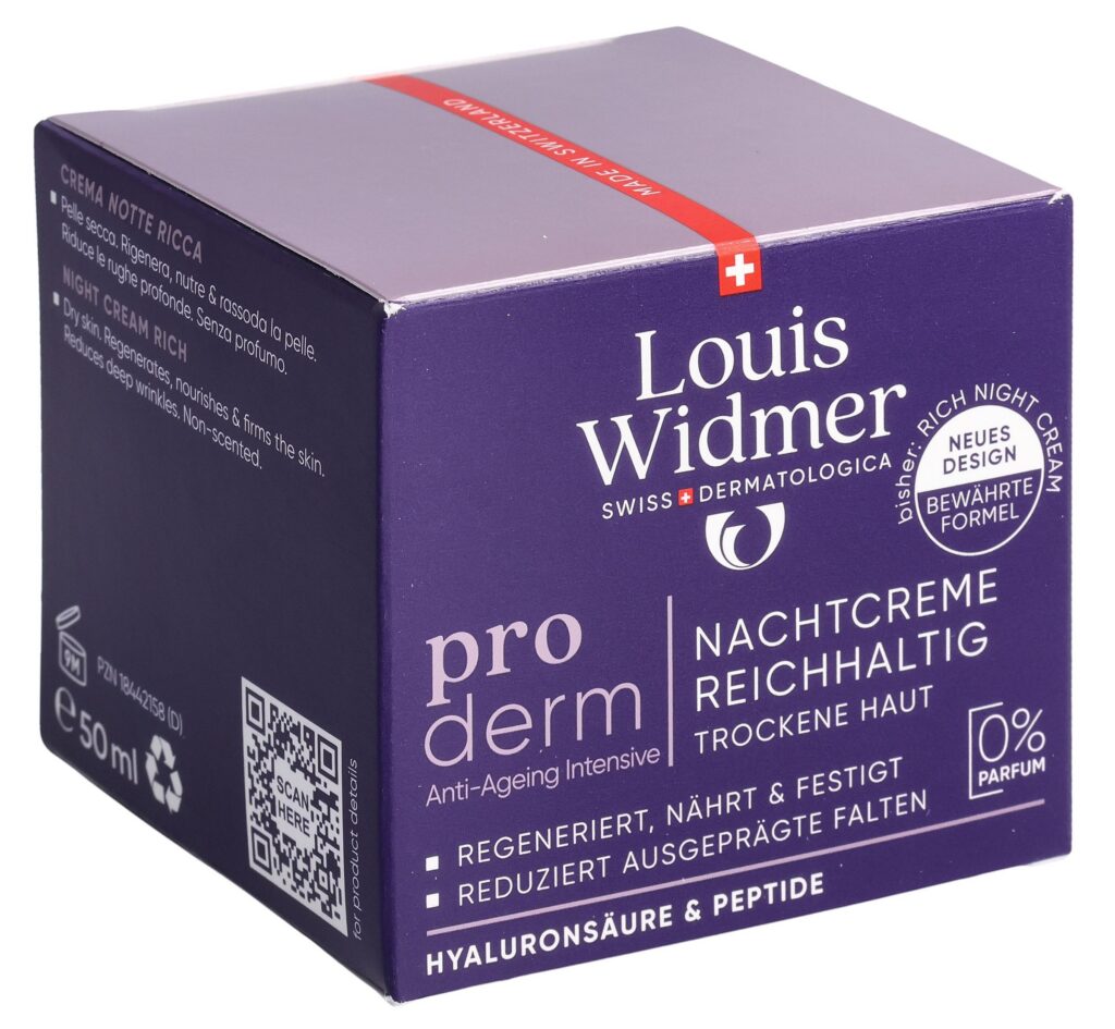 WIDMER Proderm crème nuit riche s parf 50 ml